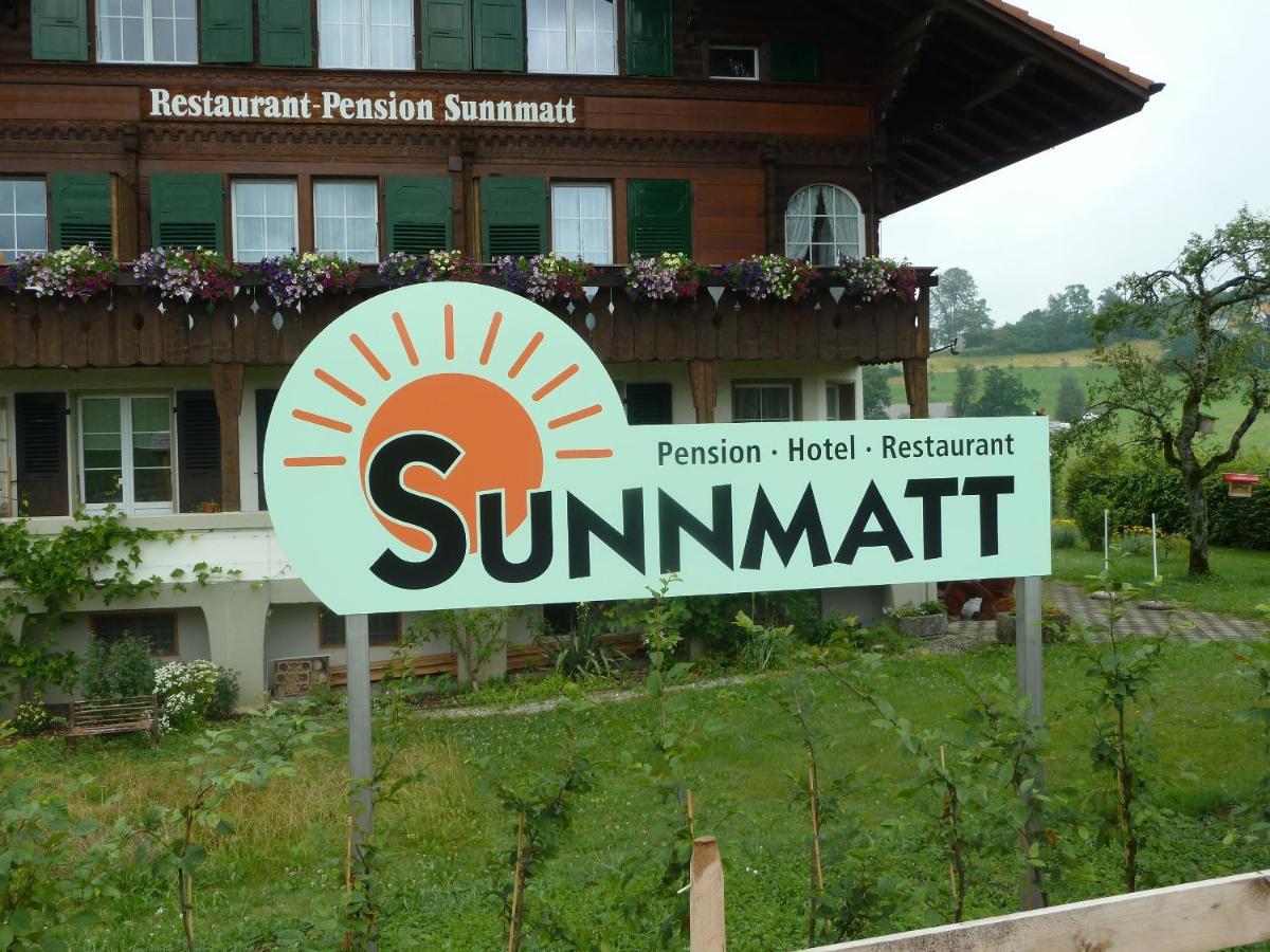 Hotel Restaurant Sunnmatt Aeschi Bei Spiez Buitenkant foto